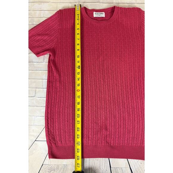 ALFRED DUNNER WOMEN'S RED SHORT PULLOVER SWEATER SMALL - Picture 5 of 6